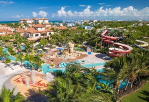 birds eye view of beaches turks & caicos resort