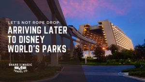 rope dropping the disney parks