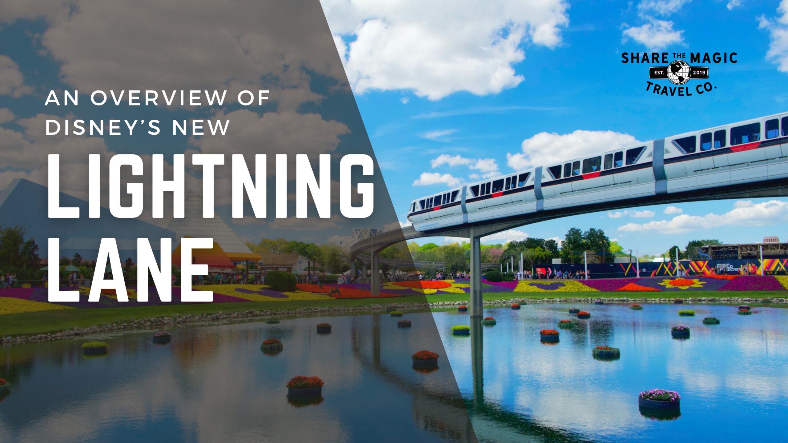 blog image cover reading "All about Disney's New Lightning Lane"